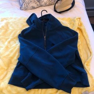 Blue Lulu Lemon Scuba Hoodie M/L